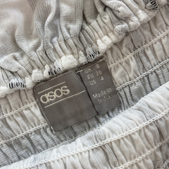 ASOS | Black & White Off-the-shoulder Dress - Picture 2 of 3